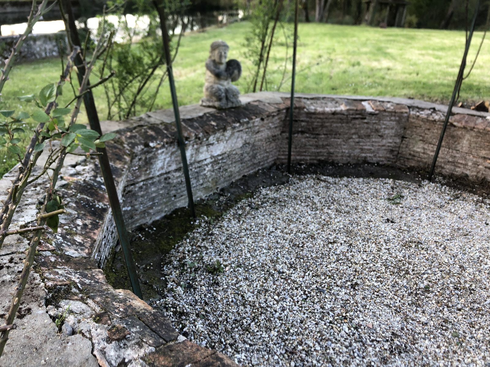 Old stone basin