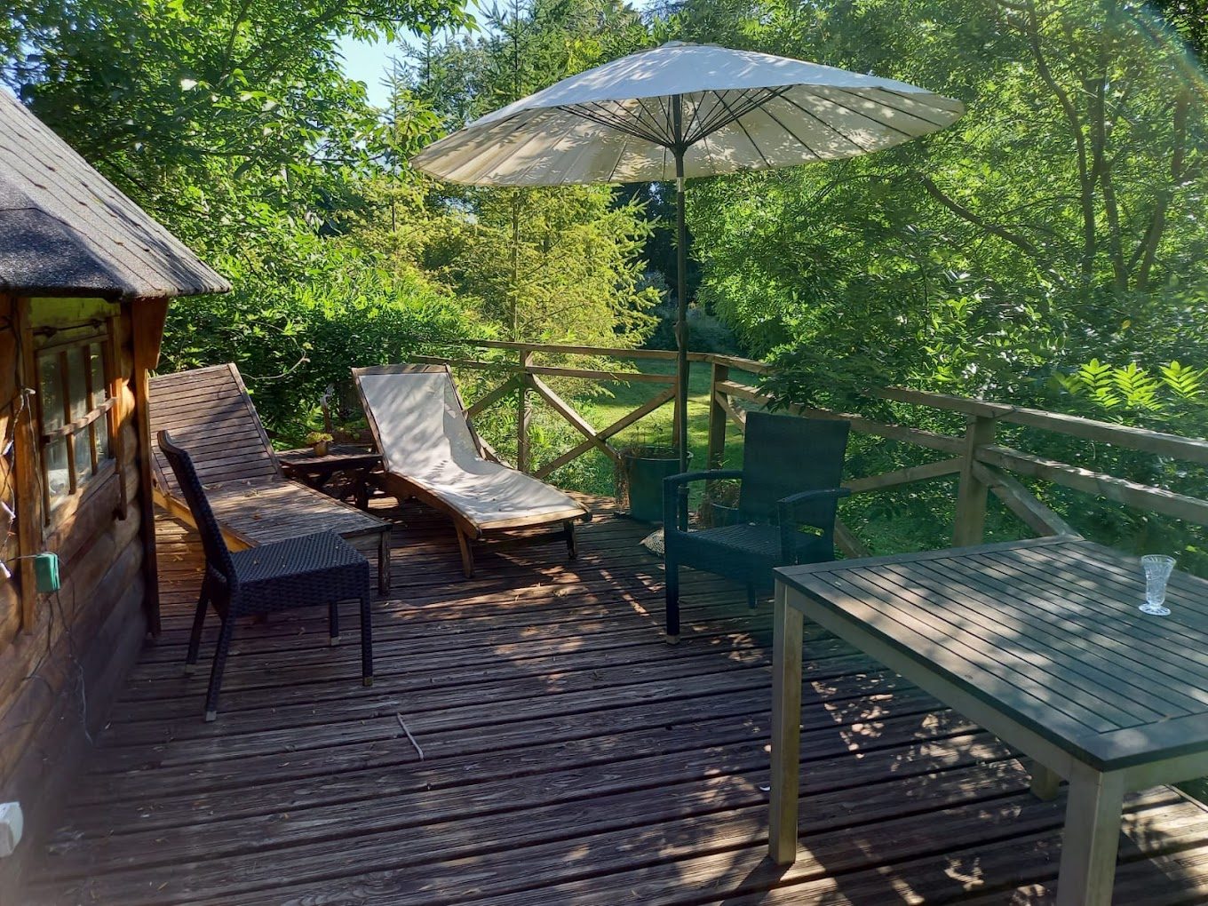 The Cabin's terrace