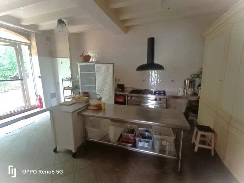 Fully equipped professional kitchen