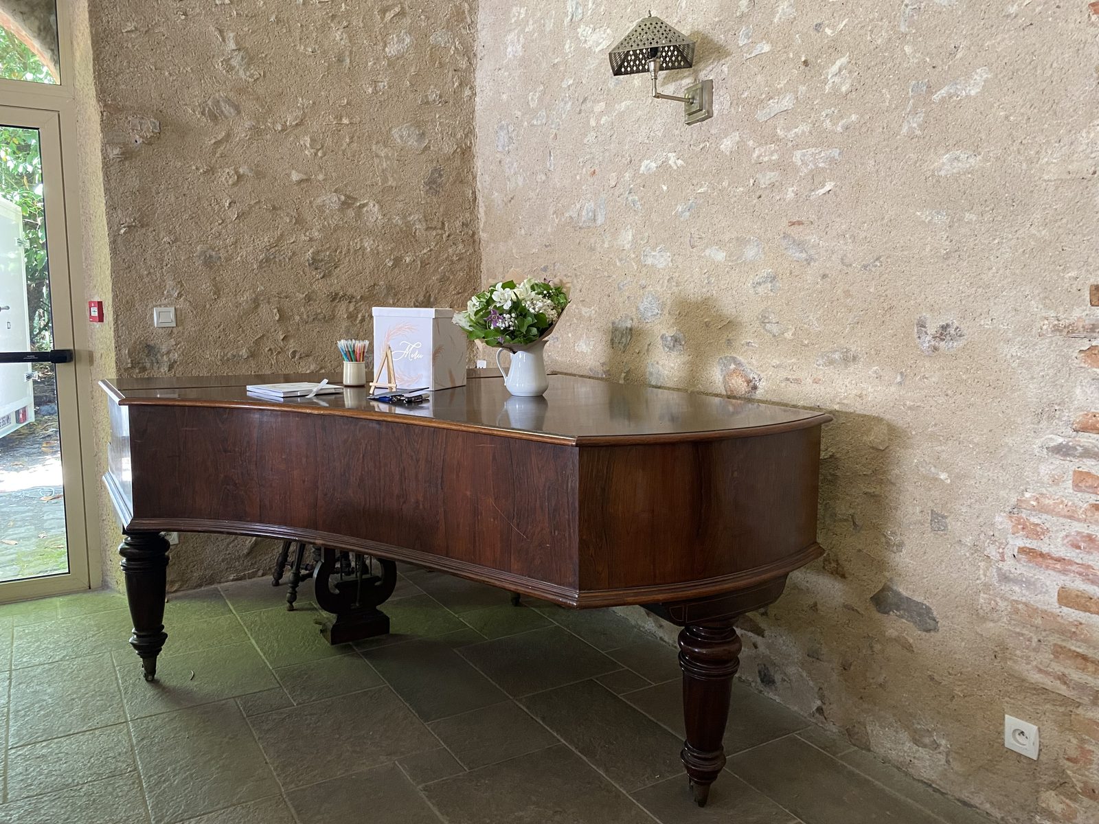 Grand piano, reception hall